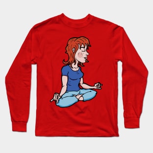 Yoga Girl Long Sleeve T-Shirt